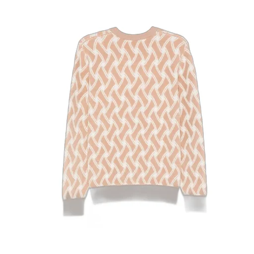 Geometric-Pattern Wool Sweater