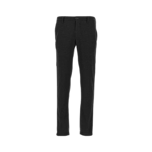 Incotex Vichy Patterned Wool Pants