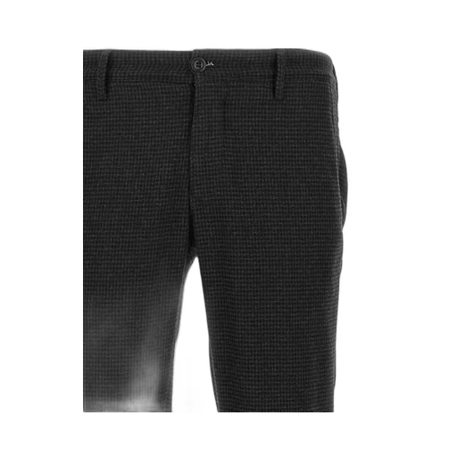 Incotex Vichy Patterned Wool Pants