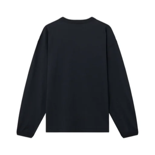 Regular-Fit Long-Sleeve T-Shirt With Tone-On-Tone Compass Patch