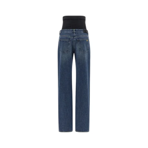 Elisabetta Franchi Straight Leg Denim Jeans