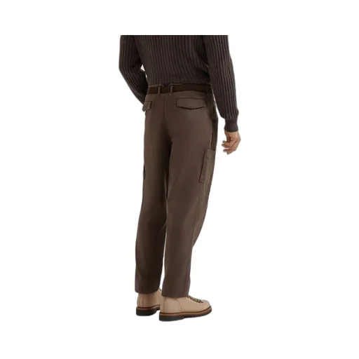 Brunello Cucinelli Buttoned Straight-Leg Trousers
