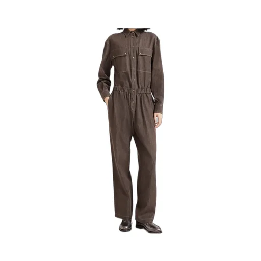 Cotton Denim Jumpsuit
