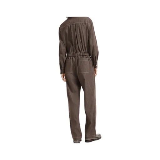 Cotton Denim Jumpsuit