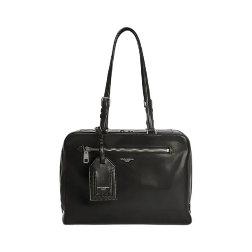 Dolce & Gabbana Ellis Logo Stamp Briefcase