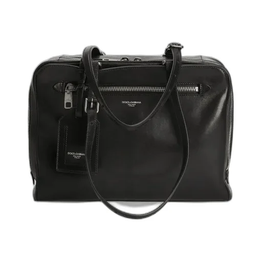 Dolce & Gabbana Ellis Logo Stamp Briefcase