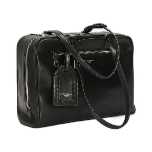 Dolce & Gabbana Ellis Logo Stamp Briefcase