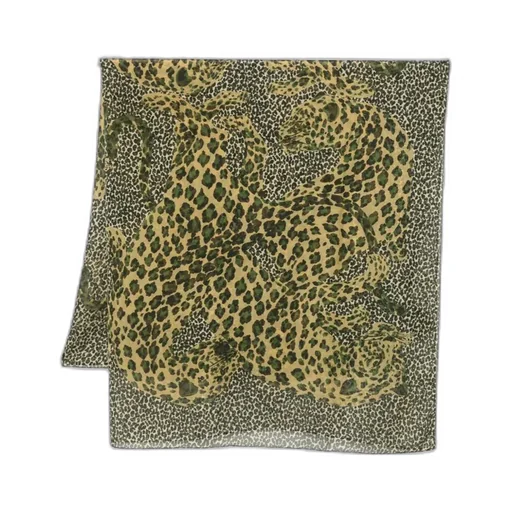 Patterned Silk Scarf