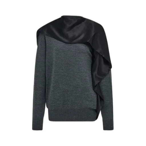 Scarf Neck Pullover