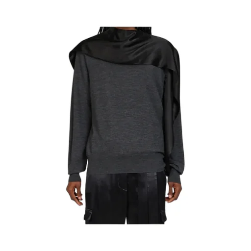 Scarf Neck Pullover