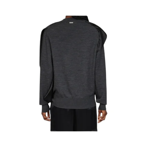 Scarf Neck Pullover