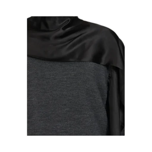 Scarf Neck Pullover