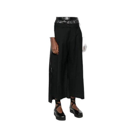 Pleated Wool Trousers