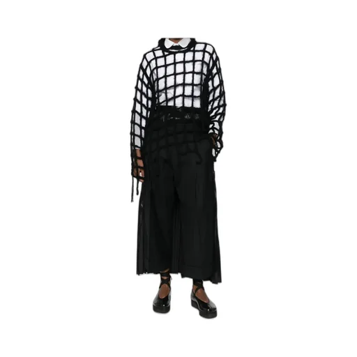 Pleated Wool Trousers