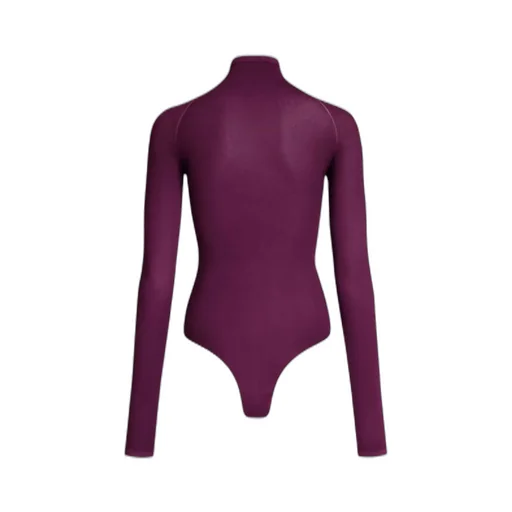 AlaÏA High Neck Second Skin Knit Bodysuit
