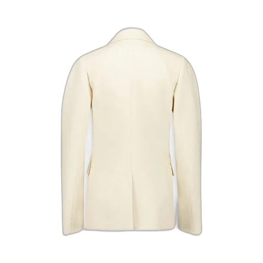 Double-Breasted Silk Blazer
