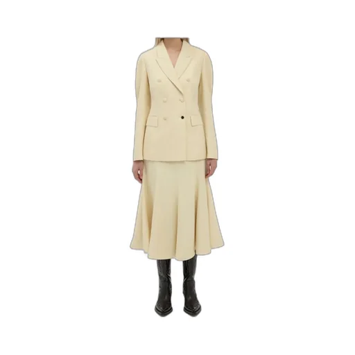 Double-Breasted Silk Blazer