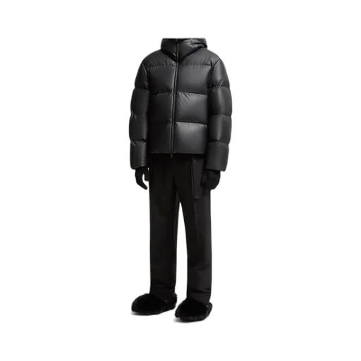 Moncler Mentone Zip-Up Short Puffer Jacket