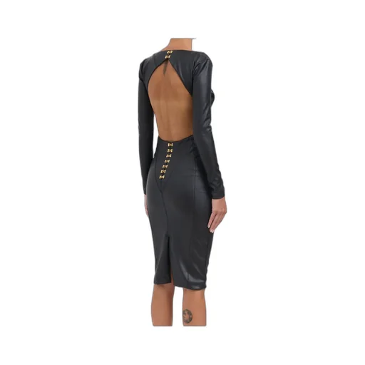 Elisabetta Franchi Cut Out Midi Dress