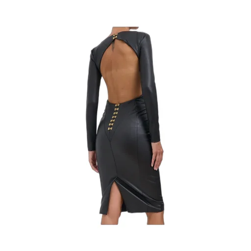 Elisabetta Franchi Cut Out Midi Dress