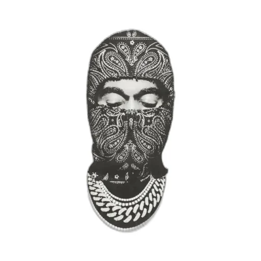 Ih Nom Uh Nit Paisley Mask Graphic T-Shirt