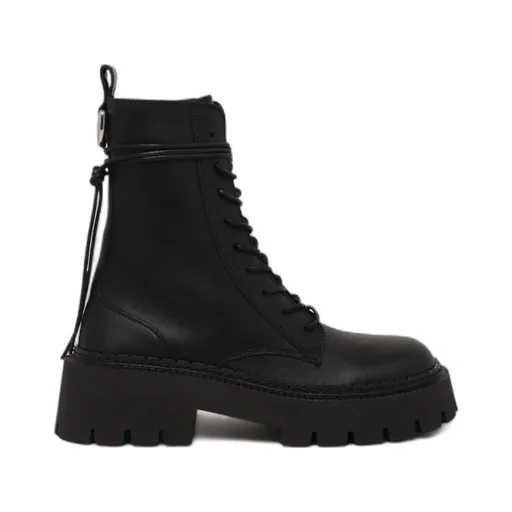 Round-Toe Ankle Boots