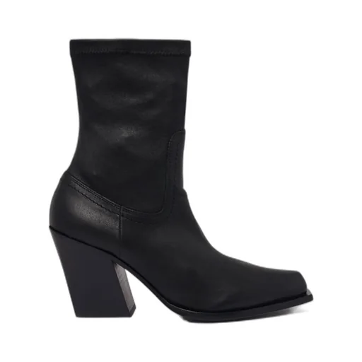 Chunky-Heeled Ankle Boots