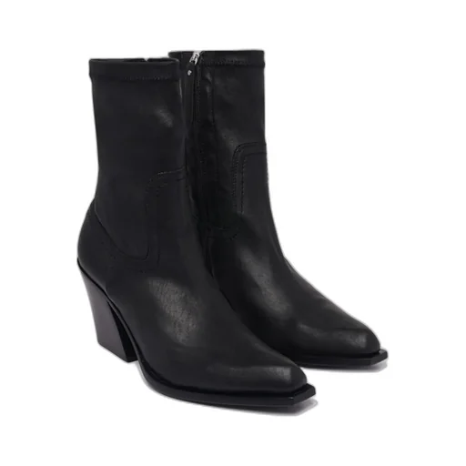 Chunky-Heeled Ankle Boots