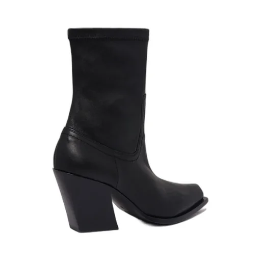 Chunky-Heeled Ankle Boots