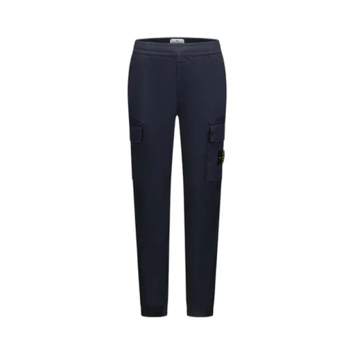 Stone Island Junior Compass Patch Cargo Pants