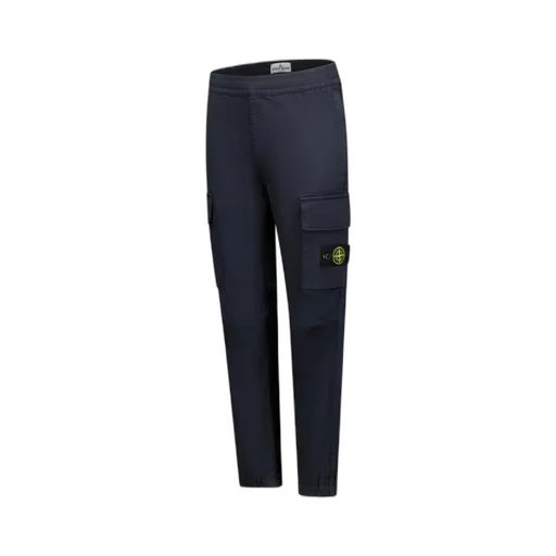 Stone Island Junior Compass Patch Cargo Pants