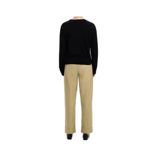 Crew Neck Long-Sleeved Sweater