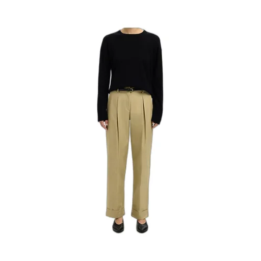 Crew Neck Long-Sleeved Sweater