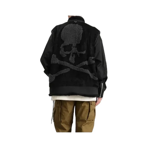 Sherpa Skull Layered Jacket