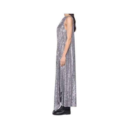 Sequined High-Low Dress