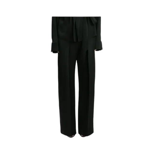 Pleated Wide-Leg Trousers