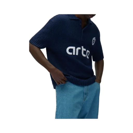 Arte Antwerp Football Knit Polo Shirts