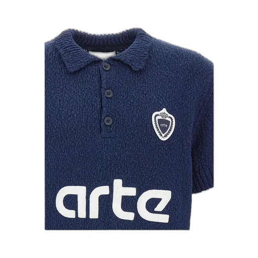 Arte Antwerp Football Knit Polo Shirts