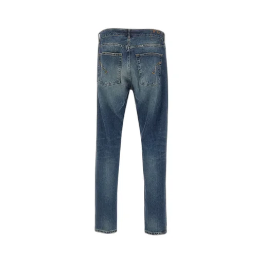 Dondup Faded Straight-Leg Jeans