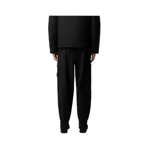 Stone Island Logo Patch Straight Leg Pants