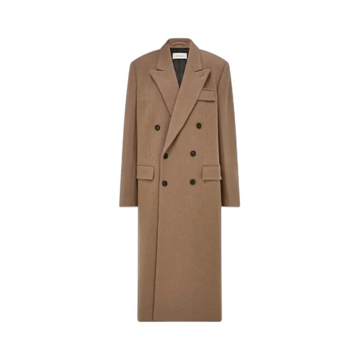 Jersey Interlock Double Breasted Coat