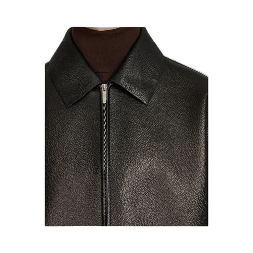 Ferragamo Zip-Up Leather Jacket
