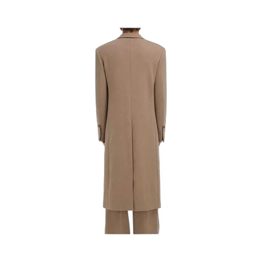 Jersey Interlock Double Breasted Coat