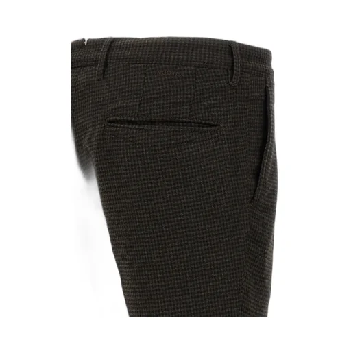 Incotex Vichy Patterned Wool Pants
