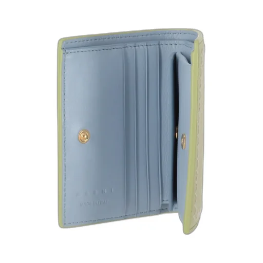 Embroidered Leather Bifold Wallet