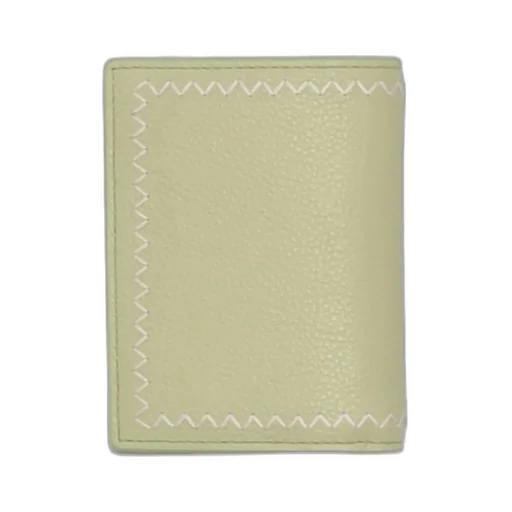 Embroidered Leather Bifold Wallet