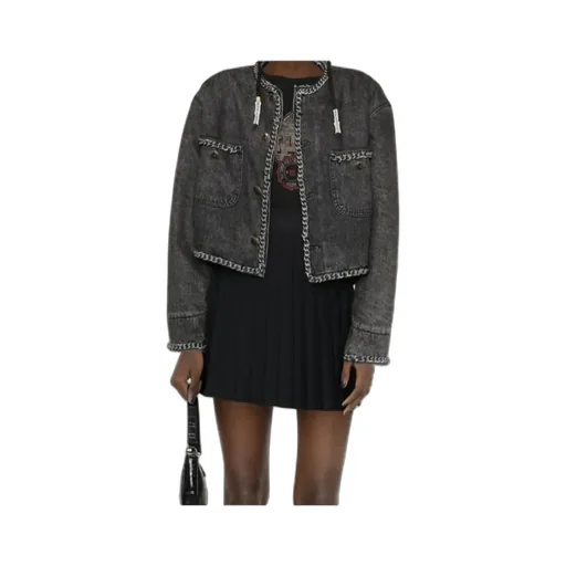 R13 Embellished Denim Jacket
