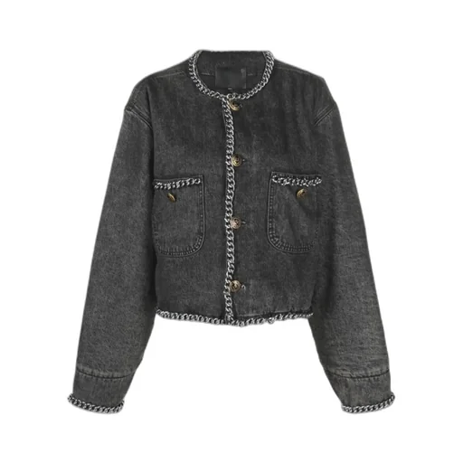 R13 Embellished Denim Jacket