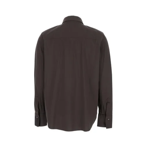 Brunello Cucinelli Long Sleeve Dropped Shoulder Shirt