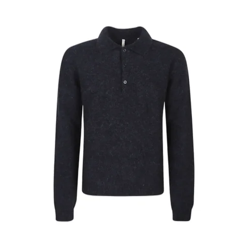 Sunflower Long Sleeved Knitted Polo Shirt